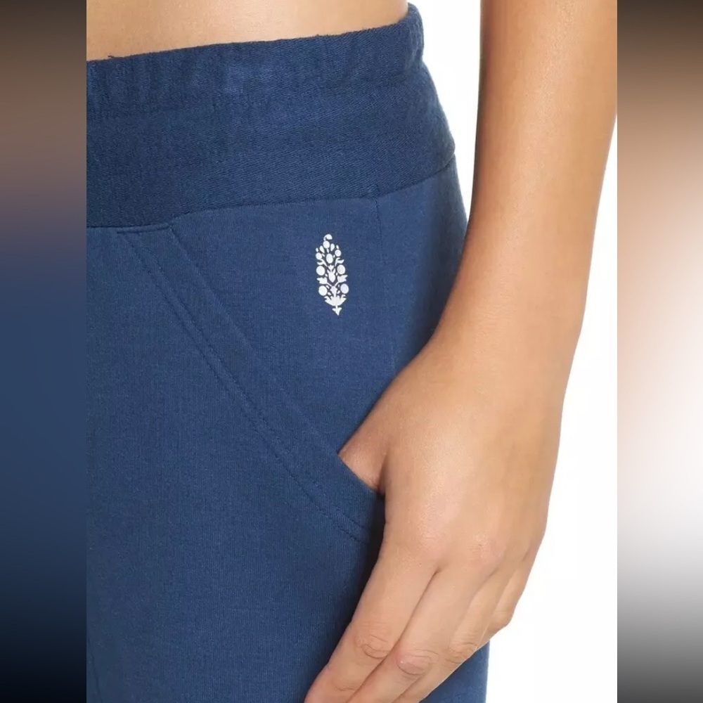 Free People Movement Sunny Skinny Sweatpants Joggers, Blue, Size XS - Picture 2 of 8